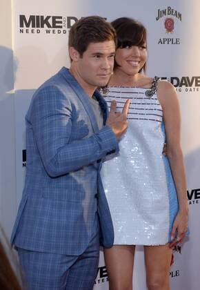 Mike and Dave Need Wedding Dates Filmpremiere in Hollywood Cast members Adan Devine (L) and Anna Kendrick attend the premiere of the motion picture comedy Mike and Dave Need Wedding Dates at the ArcLight Cinema Dome in the Hollywood section of Los Angeles on June 29, 2016. Storyline: Hard-partying brothers place an online ad to find the perfect dates for their sister s Hawaiian wedding. Hoping for a wild getaway, the boys instead find themselves outsmarted and out-partied by the uncontrollable duo.  LAP2016062911 JIMxRUYMEN