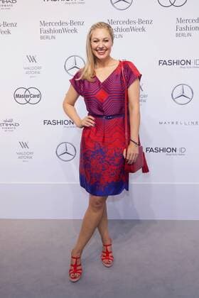 Ruth Moschner - Ankunft zur Guido Maria Kretschmer Fashion-Show im Rahmen der Mercedes-Benz Fashion Week Berlin Spring Summer 2017 im Erika-Hess-Eisstadion in Berlin am 29.06.2016. Mercedes-Benz Fashion Week Berlin Spring Summer 2017