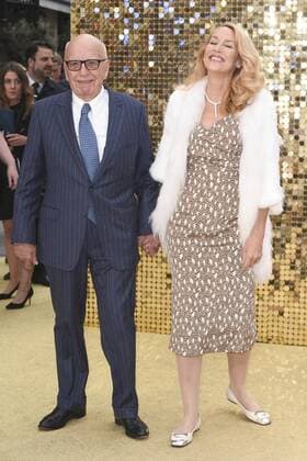 Rupert Mudoch und Jerry Hall bei der Weltpremiere des Kinofilms Absolutely Fabulous: The Movie Absolutely Fabulous: Der Film im Odeon Leicester Square. London, 29.06.2016 Rupert Mudoch, Jerry Hall  Foto:xS.xVasx xFuturexImage