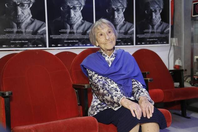 Brunhilde Pomsel bei der Premiere der Dokumentation Ein deutsches Leben Brunhilde Pomsel bei der Premiere des Dokumentarfilms Ein deutsches Leben A Gemran Life auf dem 34. Filmfest München 2016 im Rio. München, 29.06.2016 Foto:xD.xBedrosianx xFuturexImage