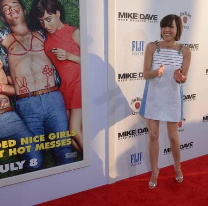 Mike and Dave Need Wedding Dates Filmpremiere in Hollywood Cast member Aubrey Plaza attends the premiere of the motion picture comedy Mike and Dave Need Wedding Dates at the ArcLight Cinema Dome in the Hollywood section of Los Angeles on June 29, 2016. Storyline: Hard-partying brothers place an online ad to find the perfect dates for their sister s Hawaiian wedding. Hoping for a wild getaway, the boys instead find themselves outsmarted and out-partied by the uncontrollable duo.  LAP2016062930 JIMxRUYMEN