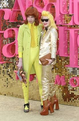 Absolutely Fabulous: The Movie Premiere London.UK. Josh Quinton and Pam Hogg at the Absolutely Fabulous: The Movie, World Premiere at the Odeon Leicester Square. 29th June 2016. LMK73-60777-300616. 