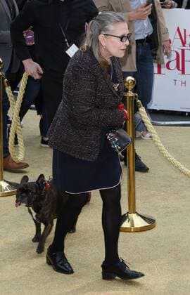 Absolutely Fabulous: The Movie Premiere London.UK. Carrie Fisher at the Absolutely Fabulous: The Movie, World Premiere at the Odeon Leicester Square. 29th June 2016. LMK73-60777-300616. 