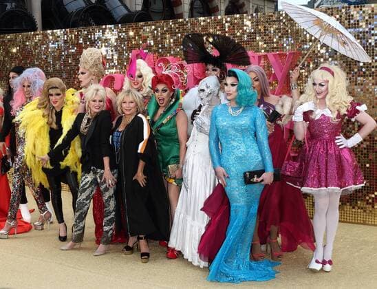 Absolutely Fabulous: The Movie Premiere London.UK. Joanna Lumley and Jennifer Saunders at the Absolutely Fabulous: The Movie, World Premiere at the Odeon Leicester Square. 29th June 2016. LMK73-60777-300616. 