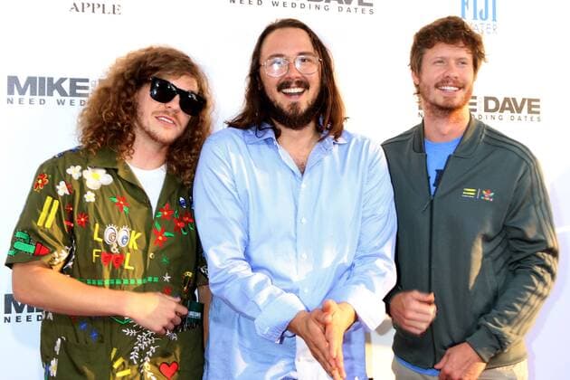 LOS ANGELES - JUN 29: Blake Anderson, Kyle Newacheck, Anders Holm at the Mike And Dave Need Wedding Dates Premiere at the Cinerama Dome at ArcLight Hollywood on June 29, 2016 in Los Angeles, CA  KathyxHutchins