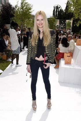 Mirja du Mont bei der Marina Hoermanseder Fashion Show auf der Mercedes-Benz Fashion Week Berlin Spring Summer 2017. Berlin, 30.06.2016 Foto:xFredericx xFuturexImage