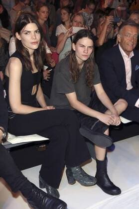 Berlin Fashion Week - Prominente bei der Wataru Tominaga Modenschau Lucie von Alten und Eliot Sumner bei der Wataru Tominaga presented by Mercedes-Benz & Elle Fashion Show auf der Mercedes-Benz Fashion Week Berlin Spring Summer 2017. Berlin, 30.06.2016 Foto:xS.xGabschx xFuturexImage