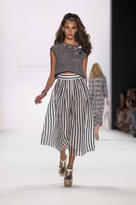 June 29, 2016 - Berlin, Germany - A model walks the runway at the Guido Maria Kretschmer show during the Mercedes-Benz Fashion Week Berlin Spring Summer 2017 at Erika Hess Eisstadion in Berlin, Germany on June 29, 2016. Berlin Germany  - ZUMAn230