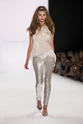 June 29, 2016 - Berlin, Germany - A model walks the runway at the Guido Maria Kretschmer show during the Mercedes-Benz Fashion Week Berlin Spring Summer 2017 at Erika Hess Eisstadion in Berlin, Germany on June 29, 2016. Berlin Germany  - ZUMAn230