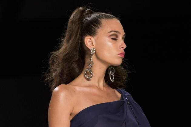 June 29, 2016 - Berlin, Germany - A model walks the runway at the Guido Maria Kretschmer show during the Mercedes-Benz Fashion Week Berlin Spring Summer 2017 at Erika Hess Eisstadion in Berlin, Germany on June 29, 2016. Berlin Germany  - ZUMAn230