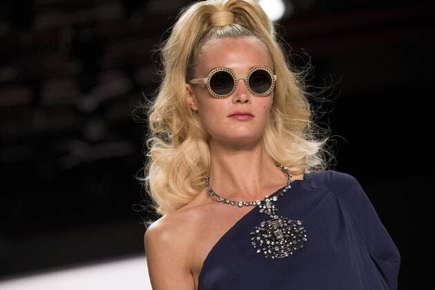 June 29, 2016 - Berlin, Germany - A model walks the runway at the Guido Maria Kretschmer show during the Mercedes-Benz Fashion Week Berlin Spring Summer 2017 at Erika Hess Eisstadion in Berlin, Germany on June 29, 2016. Berlin Germany  - ZUMAn230
