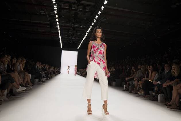 June 29, 2016 - Berlin, Germany - A model walks the runway at the Guido Maria Kretschmer show during the Mercedes-Benz Fashion Week Berlin Spring Summer 2017 at Erika Hess Eisstadion in Berlin, Germany on June 29, 2016. Berlin Germany  - ZUMAn230