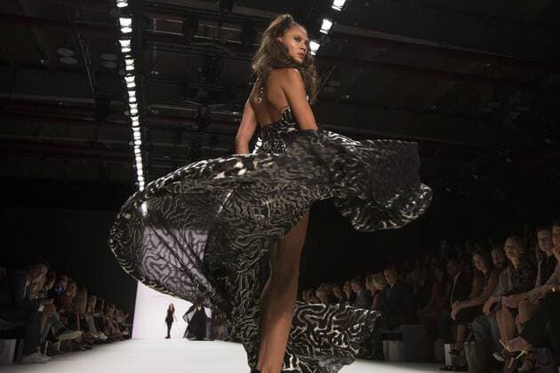 June 29, 2016 - Berlin, Germany - A model walks the runway at the Guido Maria Kretschmer show during the Mercedes-Benz Fashion Week Berlin Spring Summer 2017 at Erika Hess Eisstadion in Berlin, Germany on June 29, 2016. Berlin Germany  - ZUMAn230