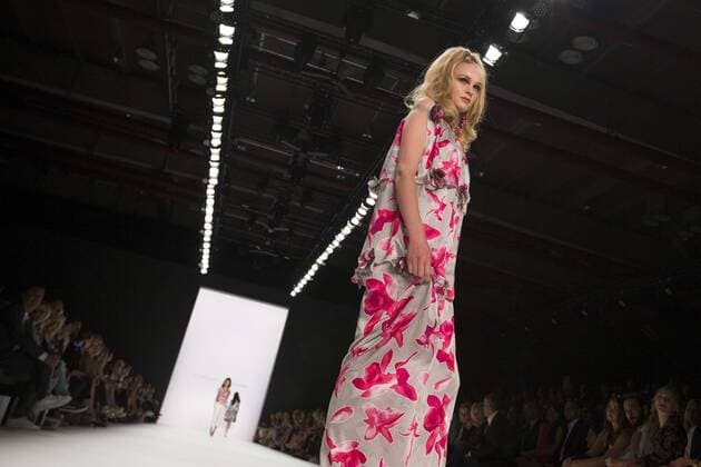 June 29, 2016 - Berlin, Germany - A model walks the runway at the Guido Maria Kretschmer show during the Mercedes-Benz Fashion Week Berlin Spring Summer 2017 at Erika Hess Eisstadion in Berlin, Germany on June 29, 2016. Berlin Germany  - ZUMAn230