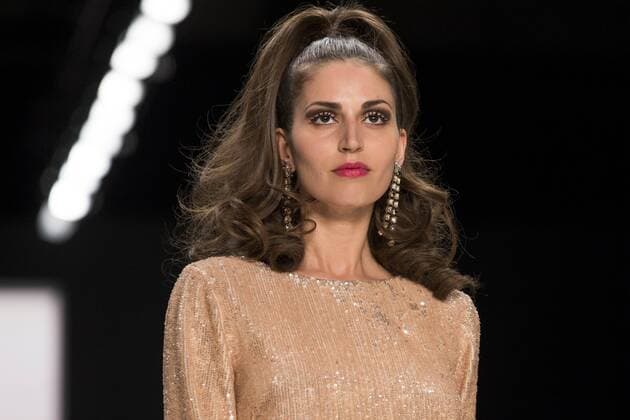 June 29, 2016 - Berlin, Germany - A model walks the runway at the Guido Maria Kretschmer show during the Mercedes-Benz Fashion Week Berlin Spring Summer 2017 at Erika Hess Eisstadion in Berlin, Germany on June 29, 2016. Berlin Germany  - ZUMAn230