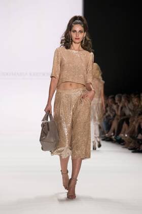 June 29, 2016 - Berlin, Germany - A model walks the runway at the Guido Maria Kretschmer show during the Mercedes-Benz Fashion Week Berlin Spring Summer 2017 at Erika Hess Eisstadion in Berlin, Germany on June 29, 2016. Berlin Germany  - ZUMAn230