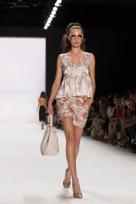 June 29, 2016 - Berlin, Germany - A model walks the runway at the Guido Maria Kretschmer show during the Mercedes-Benz Fashion Week Berlin Spring Summer 2017 at Erika Hess Eisstadion in Berlin, Germany on June 29, 2016. Berlin Germany  - ZUMAn230