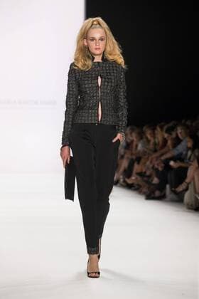 June 29, 2016 - Berlin, Germany - A model walks the runway at the Guido Maria Kretschmer show during the Mercedes-Benz Fashion Week Berlin Spring Summer 2017 at Erika Hess Eisstadion in Berlin, Germany on June 29, 2016. Berlin Germany  - ZUMAn230