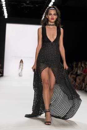 June 29, 2016 - Berlin, Germany - A model walks the runway at the Guido Maria Kretschmer show during the Mercedes-Benz Fashion Week Berlin Spring Summer 2017 at Erika Hess Eisstadion in Berlin, Germany on June 29, 2016. Berlin Germany  - ZUMAn230