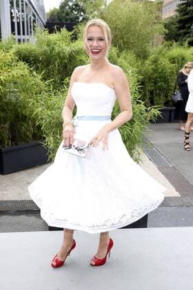 Nova Meierhenrich bei der Lena Hoschek Fashion Show auf der Mercedes-Benz Fashion Week Berlin Spring Summer 2017. Berlin, 30.06.2016 Foto:xS.xGabschx xFuturexImage