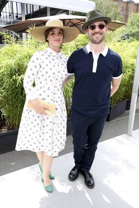 Arnim Teutoburg-Weiss (Beatsteaks) mit Begleitung bei der Lena Hoschek Fashion Show auf der Mercedes-Benz Fashion Week Berlin Spring Summer 2017. Berlin, 30.06.2016 Foto:xS.xGabschx xFuturexImage
