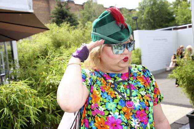 Betty Amrhein bei der Lena Hoschek Fashion Show auf der Mercedes-Benz Fashion Week Berlin Spring Summer 2017. Berlin, 30.06.2016 Foto:xS.xGabschx xFuturexImage
