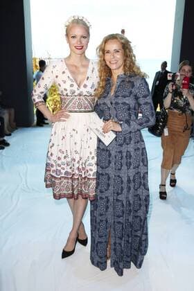 Franziska Knuppe und Katja Burkard bei der Lena Hoschek Fashion Show auf der Mercedes-Benz Fashion Week Berlin Spring Summer 2017. Berlin, 30.06.2016 Foto:xS.xGabschx xFuturexImage