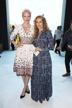 Franziska Knuppe und Katja Burkard bei der Lena Hoschek Fashion Show auf der Mercedes-Benz Fashion Week Berlin Spring Summer 2017. Berlin, 30.06.2016 Foto:xS.xGabschx xFuturexImage