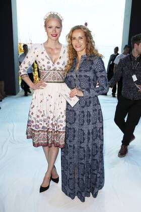 Franziska Knuppe und Katja Burkard bei der Lena Hoschek Fashion Show auf der Mercedes-Benz Fashion Week Berlin Spring Summer 2017. Berlin, 30.06.2016 Foto:xS.xGabschx xFuturexImage