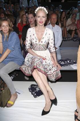 Franziska Knuppe bei der Lena Hoschek Fashion Show auf der Mercedes-Benz Fashion Week Berlin Spring Summer 2017. Berlin, 30.06.2016 Foto:xS.xGabschx xFuturexImage