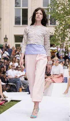 June 30, 2016 - Berlin, Germany - A model walks the runway at the Marina Hoermanseder show during the Mercedes-Benz Fashion Week Berlin Spring Summer 2017 at Kronprinzenpalais in Berlin, Germany on June 30, 2016. Berlin Germany  - ZUMAn230