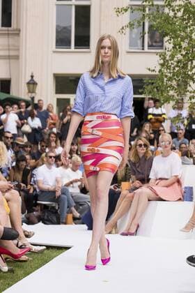 June 30, 2016 - Berlin, Germany - A model walks the runway at the Marina Hoermanseder show during the Mercedes-Benz Fashion Week Berlin Spring Summer 2017 at Kronprinzenpalais in Berlin, Germany on June 30, 2016. Berlin Germany  - ZUMAn230
