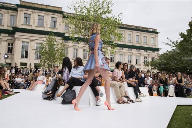 June 30, 2016 - Berlin, Germany - A model walks the runway at the Marina Hoermanseder show during the Mercedes-Benz Fashion Week Berlin Spring Summer 2017 at Kronprinzenpalais in Berlin, Germany on June 30, 2016. Berlin Germany  - ZUMAn230