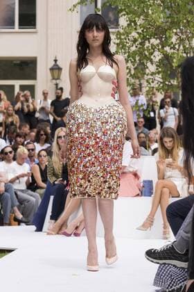 June 30, 2016 - Berlin, Germany - A model walks the runway at the Marina Hoermanseder show during the Mercedes-Benz Fashion Week Berlin Spring Summer 2017 at Kronprinzenpalais in Berlin, Germany on June 30, 2016. Berlin Germany  - ZUMAn230
