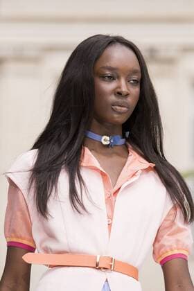 June 30, 2016 - Berlin, Germany - A model walks the runway at the Marina Hoermanseder show during the Mercedes-Benz Fashion Week Berlin Spring Summer 2017 at Kronprinzenpalais in Berlin, Germany on June 30, 2016. Berlin Germany  - ZUMAn230