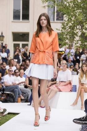 June 30, 2016 - Berlin, Germany - A model walks the runway at the Marina Hoermanseder show during the Mercedes-Benz Fashion Week Berlin Spring Summer 2017 at Kronprinzenpalais in Berlin, Germany on June 30, 2016. Berlin Germany  - ZUMAn230