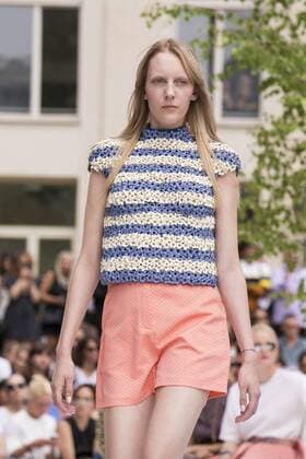 June 30, 2016 - Berlin, Germany - A model walks the runway at the Marina Hoermanseder show during the Mercedes-Benz Fashion Week Berlin Spring Summer 2017 at Kronprinzenpalais in Berlin, Germany on June 30, 2016. Berlin Germany  - ZUMAn230