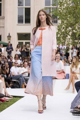 June 30, 2016 - Berlin, Germany - A model walks the runway at the Marina Hoermanseder show during the Mercedes-Benz Fashion Week Berlin Spring Summer 2017 at Kronprinzenpalais in Berlin, Germany on June 30, 2016. Berlin Germany  - ZUMAn230
