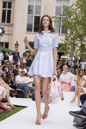 June 30, 2016 - Berlin, Germany - A model walks the runway at the Marina Hoermanseder show during the Mercedes-Benz Fashion Week Berlin Spring Summer 2017 at Kronprinzenpalais in Berlin, Germany on June 30, 2016. Berlin Germany  - ZUMAn230
