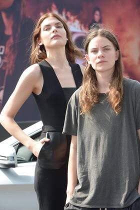Lucie Von Alten, Eliot Sumner (Tochter von Sting) MBFW- Fashion Week im Erika-Hess Stadion, Berlin.