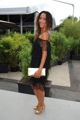 Annabelle Mandeng bei der Ankunft zur Designer for Tomorrow by Fashion ID Modenschau im Rahmen der Mercedes-Benz Fashion Week Frühjahr Sommer 2017 am 30.06.2016 in Berlin MBFW Fashionweek in Berlin 2016- Designer for Tomorrow by Fashion ID Modenschau 