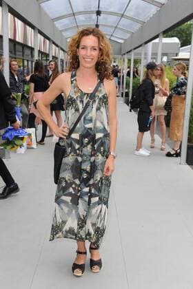 Ulrike Beck bei der Ankunft zur Designer for Tomorrow by Fashion ID Modenschau im Rahmen der Mercedes-Benz Fashion Week Frühjahr Sommer 2017 am 30.06.2016 in Berlin MBFW Fashionweek in Berlin 2016- Designer for Tomorrow by Fashion ID Modenschau 