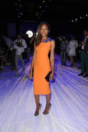 Naomie Harris bei der Designer for Tomorrow by Fashion ID Modenschau im Rahmen der Mercedes-Benz Fashion Week Frühjahr Sommer 2017 am 30.06.2016 in Berlin MBFW Fashionweek in Berlin 2016- Designer for Tomorrow by Fashion ID Modenschau 