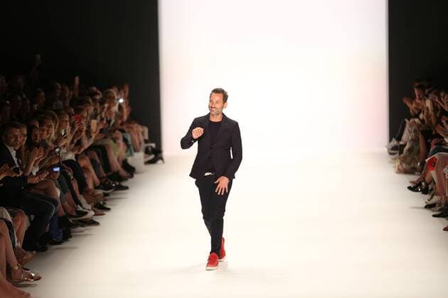 Germany: Dimitri collection at the Mercedes-Benz Fashion Week Designer Dimitri during the catwalk in the Erika Hess Ice Stadium in Berlin-Wedding. Numerous labels are taking part in the German fashion week for the 2017 spring summer season.  SimonexKuhlmey