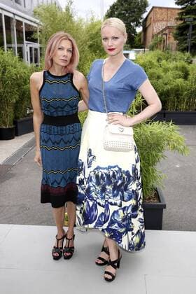 Ursula Karven und Franziska Knuppe bei der Designer For Tomorrow By Fashion ID Show auf der Mercedes-Benz Fashion Week Berlin Spring Summer 2017. Berlin, 30.06.2016 Foto:xS.xGabschx xFuturexImage