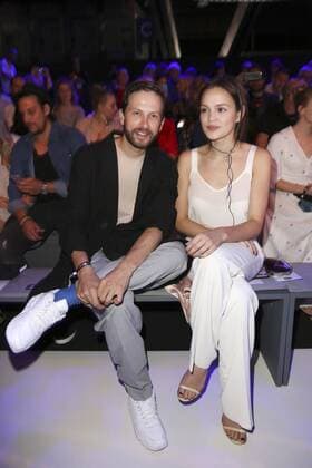 Franz Dinda und Emilia Schüle bei der Designer For Tomorrow By Fashion ID Show auf der Mercedes-Benz Fashion Week Berlin Spring Summer 2017. Berlin, 30.06.2016 Foto:xS.xGabschx xFuturexImage