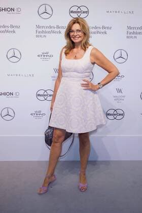 Maren Gilzer - Ankunft zur Designer for Tomorrow by Fashion ID Fashion-Show im Rahmen der Mercedes-Benz Fashion Week Berlin Spring Summer 2017 im Erika-Hess-Eisstadion in Berlin am 30.06.2016. Mercedes-Benz Fashion Week Berlin Spring Summer 2017