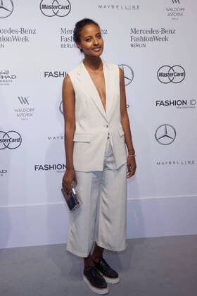 Sara Nuru - Ankunft zur Designer for Tomorrow by Fashion ID Fashion-Show im Rahmen der Mercedes-Benz Fashion Week Berlin Spring Summer 2017 im Erika-Hess-Eisstadion in Berlin am 30.06.2016. Mercedes-Benz Fashion Week Berlin Spring Summer 2017