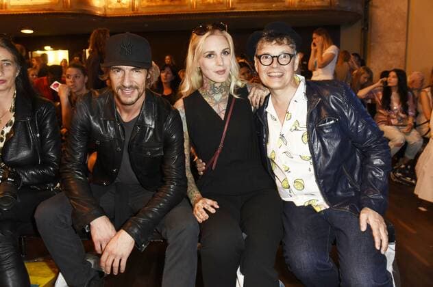 Thomas Hayo, Lexy Hell und Rolf Scheider bei der Marcel Ostertag Fashion Show auf der Mercedes-Benz Fashion Week Berlin Spring Summer 2017. Berlin, 30.06.2016 Foto:xFredericx xFuturexImage