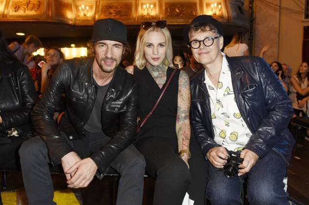 Thomas Hayo, Lexy Hell und Rolf Scheider bei der Marcel Ostertag Fashion Show auf der Mercedes-Benz Fashion Week Berlin Spring Summer 2017. Berlin, 30.06.2016 Foto:xFredericx xFuturexImage